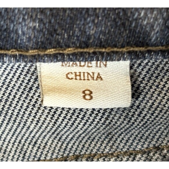 Coldwater Creek Natural Fit Relaxed Straight‎ Fit Jeans Dark Wash Stretch Size 8 - Picture 8 of 8